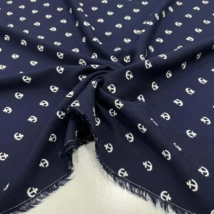 Desenli Viskon Kumaş