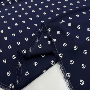 Desenli Viskon Kumaş