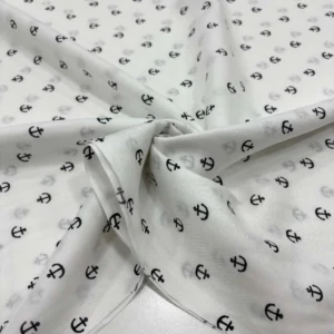 Desenli Viskon Kumaş