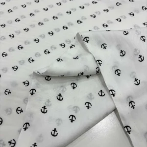 Desenli Viskon Kumaş