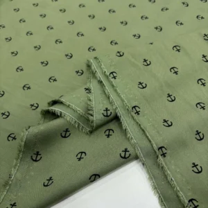 Desenli Viskon Kumaş