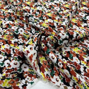 Desenli Viskon Kumaş