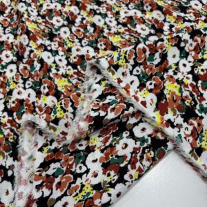 Desenli Viskon Kumaş