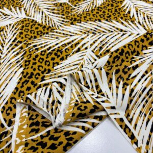 Desenli Viskon Kumaş