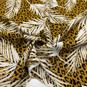 Desenli Viskon Kumaş