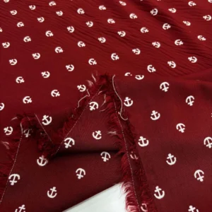 Desenli Viskon Kumaş