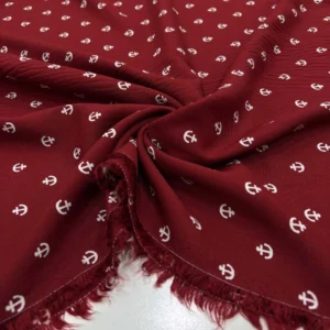 Desenli Viskon Kumaş