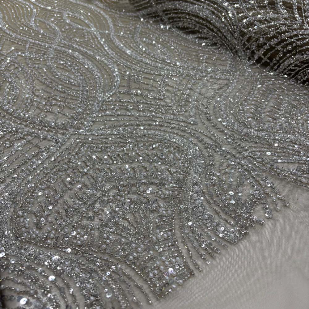 Taşlı Dantel Kumaş Taşlı Dantel Kumaş