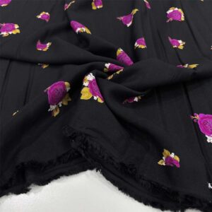 Desenli Belmando Viskon Kumaş