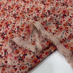 Desenli Belmando Viskon Kumaş