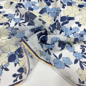 Desenli Şifon Kumaş