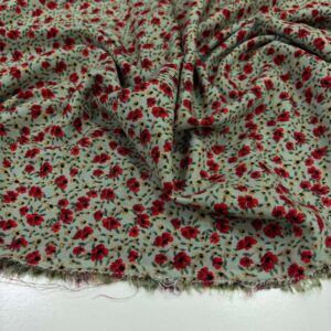 Desenli Viskon Kumaş