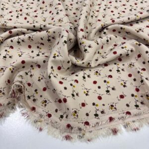 Desenli Viskon Kumaş