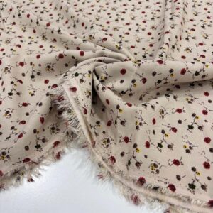 Desenli Viskon Kumaş