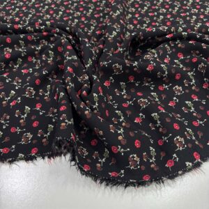 Desenli Viskon Kumaş