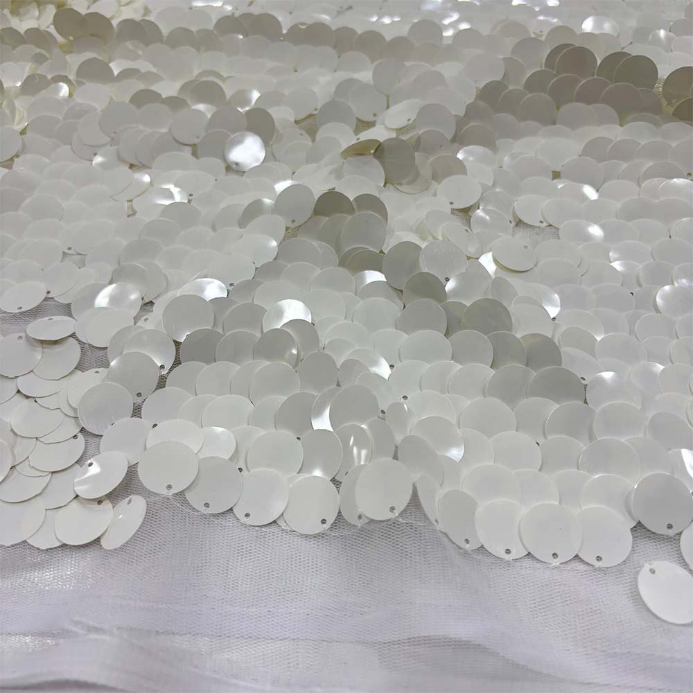 Payet Kumaş Beyaz Payet Kumaş Beyaz