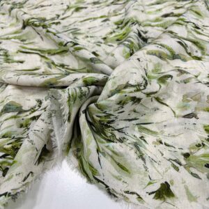 Desenli İpek Vual Kumaş Desenli İpek Vual Kumaş