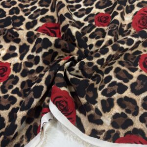 Desenli İpek Vual Kumaş Desenli İpek Vual Kumaş