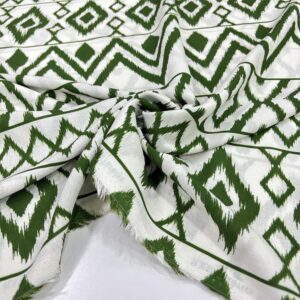 Desenli Viskon Kumaş