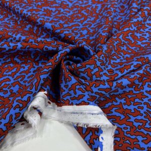 Desenli Viskon Kumaş