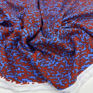 Desenli Viskon Kumaş