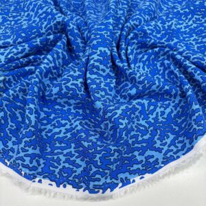 Desenli Viskon Kumaş