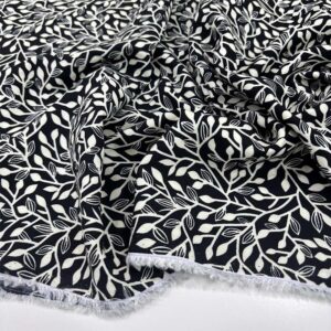 Desenli Viskon Kumaş