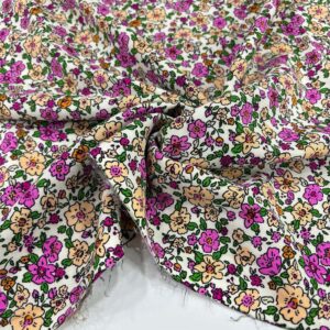 Desenli Viskon Kumaş