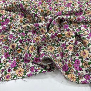 Desenli Viskon Kumaş