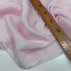 Taşlanmış Keten Kumaş Toz Pembe