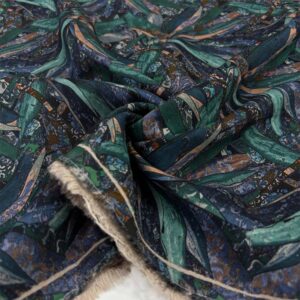 Desenli Belmando Viskon Kumaş