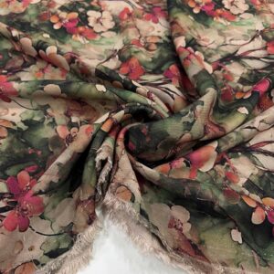 Desenli Belmando Viskon Kumaş