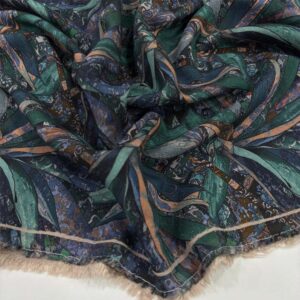 Desenli Belmando Viskon Kumaş