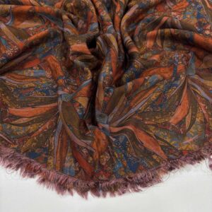 Desenli Belmando Viskon Kumaş