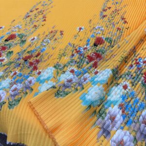 Piliseli İpek Desenli Saten Kumaş Piliseli İpek Desenli Saten Kumaş