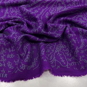 Desenli Belmando Viskon Kumaş