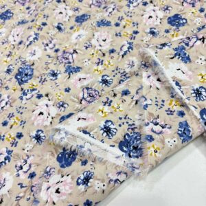 Desenli Poplin Kumaş