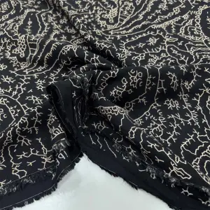 Desenli Viskon Kumaş