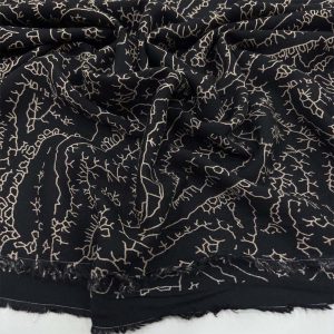 Desenli Viskon Kumaş Desenli Viskon Kumaş