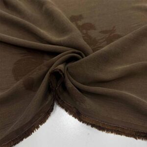 İpek Cupra Kumaş Kahverengi