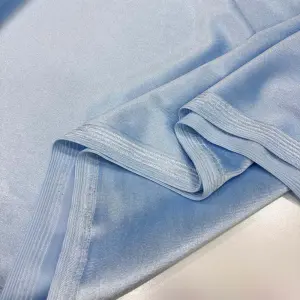 İpek Kadife Kumaş Bebe Mavisi