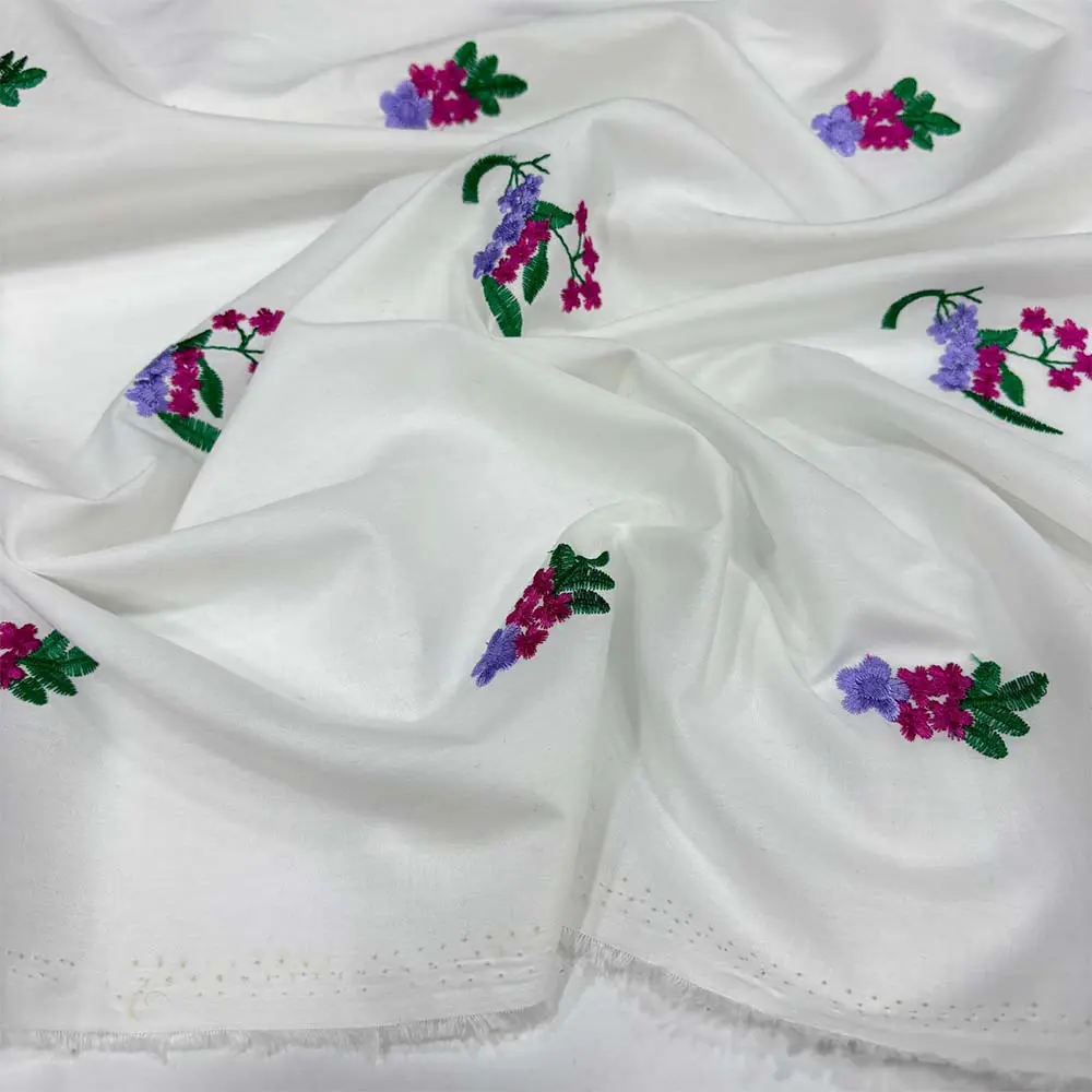 Nakışlı Poplin Kumaş
