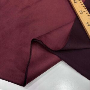 Dalgıç Süet Kumaş Bordo