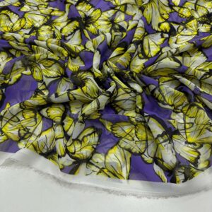 Desenli Şifon Kumaş