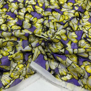 Desenli Şifon Kumaş