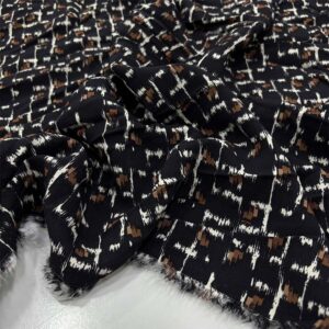 Desenli Viskon Kumaş