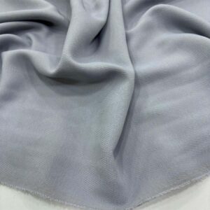 Dokulu Krep Kumaş Gri