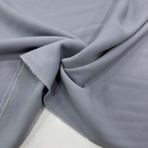 Dokulu Krep Kumaş Gri