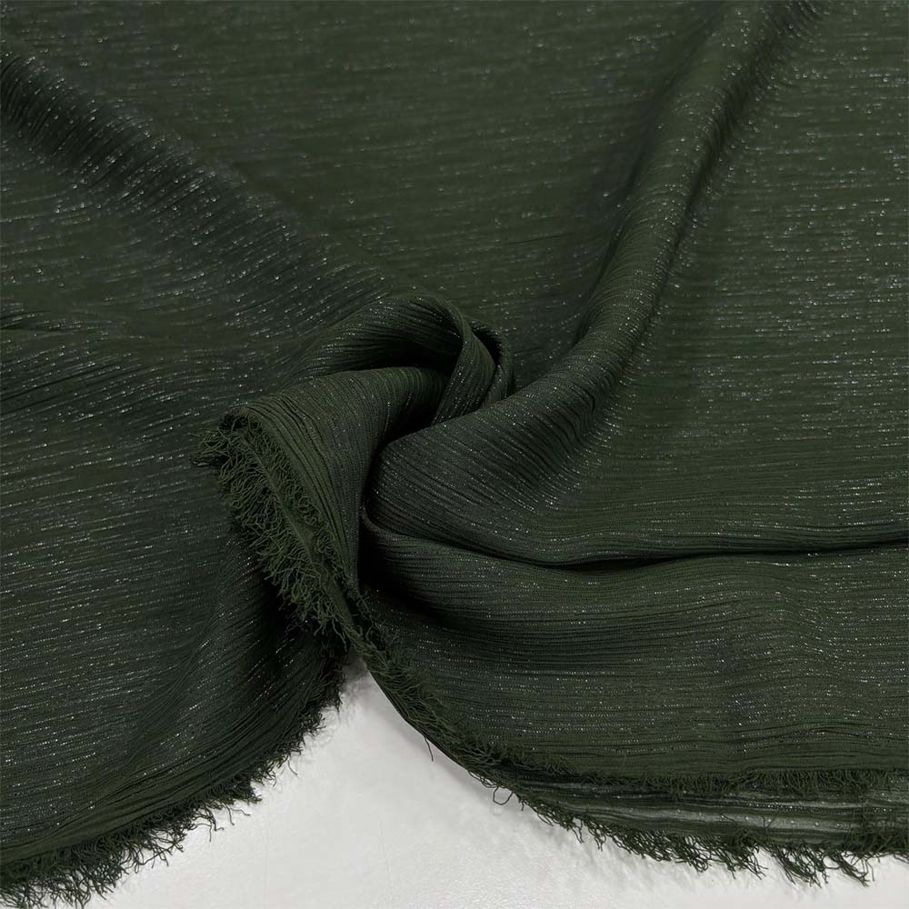 Dökümlü Simli Orkide Kumaş Zümrüt Dökümlü Simli Orkide Kumaş Zümrüt