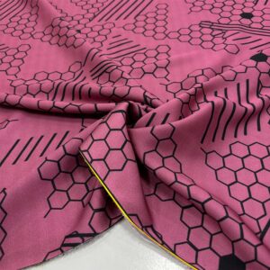 İpek Desenli Saten Kumaş